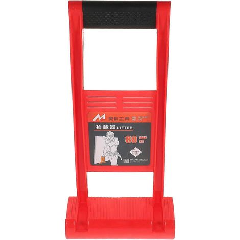 Lève-plaques de bois avec poignée antidérapante, outil pratique et multifonctionnel pour studio, rouge. (1/4)