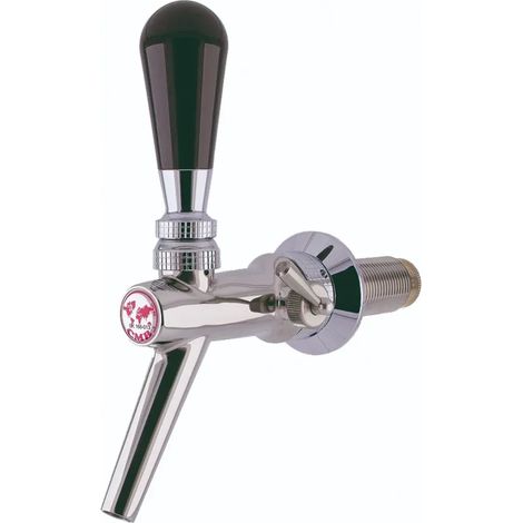 Robinet compensateur V10 en acier inoxydable chromé nickelé poli, robinet à bière, robinet de tirage, filetage 35 mm, qualité professionnelle pour amateurs de bière et brasseries