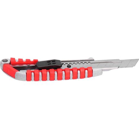 Universalmesser aus Metall, einziehbarer, selbstverriegelnder Papierschneider, Bastelwerkzeug, 18 mm breit (1/5)