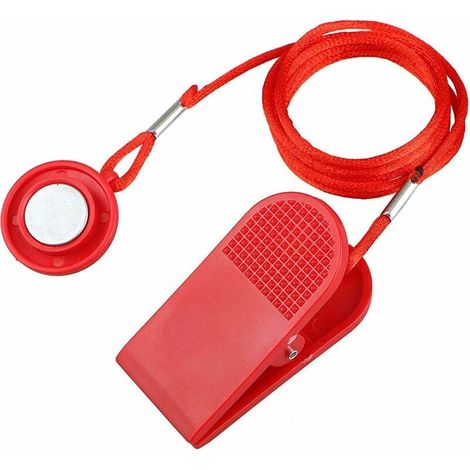 Llave de seguridad para cinta de correr, universal para la mayoría de los imanes, kit de repuesto para fitness (1/5)