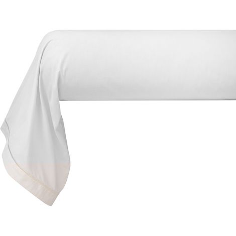 Taie de traversin percale de coton peigné "Julian" Coton Pur