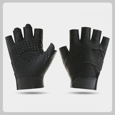 Gewichtheberhandschuhe für Damen und Herren (gepolstert) – Fitnessstudio, Sport, Gewichtheberhandschuhe – Trainingszubehör (1/5)