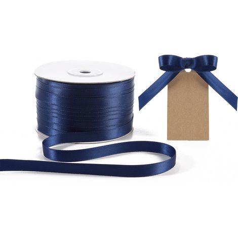 Nastro doppio raso color blu, mm 10 x 100 m