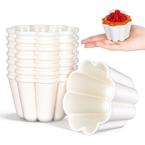 Piece Beige Pudding and Dessert Molds Traditional Mold for (1/5)