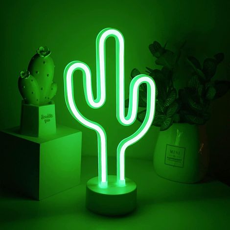 Noix de coco Enseigne lumineuse au LED - décoration murale veilleuse USB/néon à piles pour anniversaire cadeau fête enfants salon décoration (1/5)