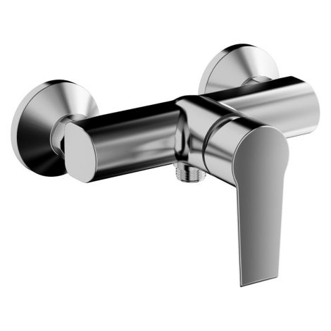 Mitigeur de douche exte'rieur Tiemme Ten line en laiton chrome' sans accessoires Fabrique' en Italie