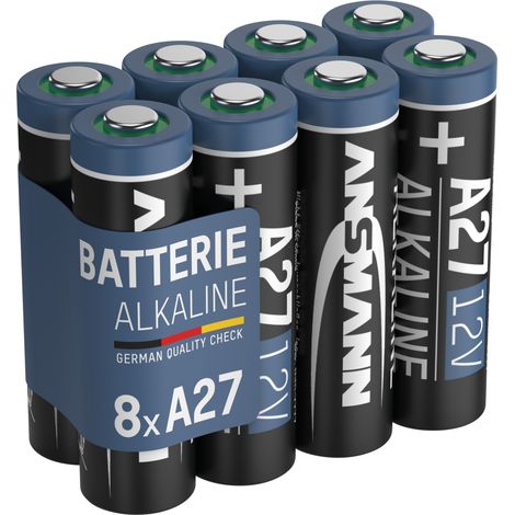 ANSMANN A27 12V Alkaline Batterie Spezialbatterie - 8er Pack