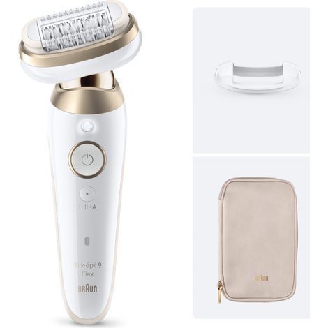 Braun Silk-Épil 9 Flex SES9-060 Epilatore Wet & Dry Oro