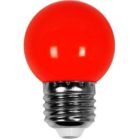 Rote LED für IP65-Lichterketten, 1,5 W, E27-Fassung, 5 cm – KZQ (1/4)