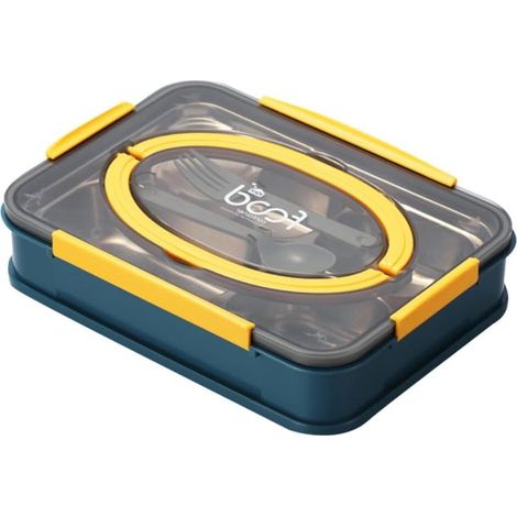 Boîte à lunch et couverts inclus. Bento en acier inoxydable 4 (1/5)