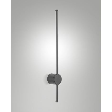 Luminaire extérieur LED Fabas Luce Clip Dark Grey aluminium gris Ø 1,6 cm 12 W 3000 K IP54 1650 lm réf. 6555-21-294 (1/3)