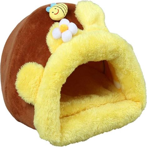 Chinchillas, cochons d'Inde, hérissons, hiver, lit chaud et confortable, petits animaux, maison, cachette, accessoires pour cage (1/5)