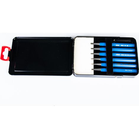 Chasse-pointe Jeu de, Lot de 6, bleu, uq776077