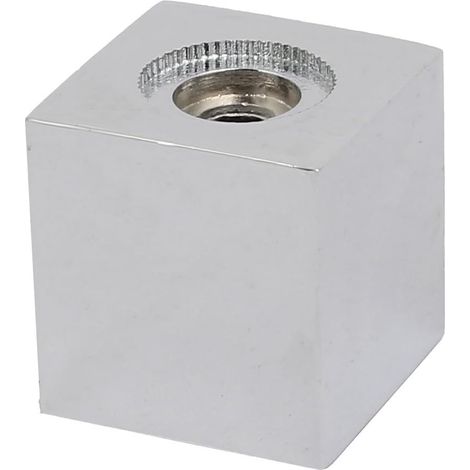 Wasserhahn-Fitting zin-k-Legierung Kits de griffes carrées universelles ton argent (44a21261805eed5e (1/4)