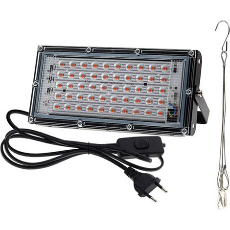 1 Lampe de croissance LED, spectre complet 500 W, éclairage horticole économe, pour semis et plantes adultes, intérieur et jardin (1/5)