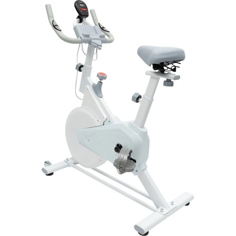 Vélo d'exercice, Vélo d'appartement, Capacité de charge 80 kg, vélo de spinning à volant d'inertie d'intérieur, résistance réglable pour l'entraînement à domicile, salle de gym
