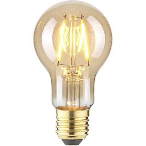 LightMe LM85055 LED (monocolore) E27 Forma di bulbo 2.5 W Ambra (Ø x L) 60 mm x 108 mm 1 pz. (1/2)