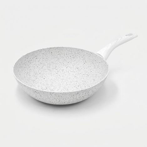 Bisetti Stonewhite Wok-Pfanne 28cm in Antihaft-Aluminium (1/4)