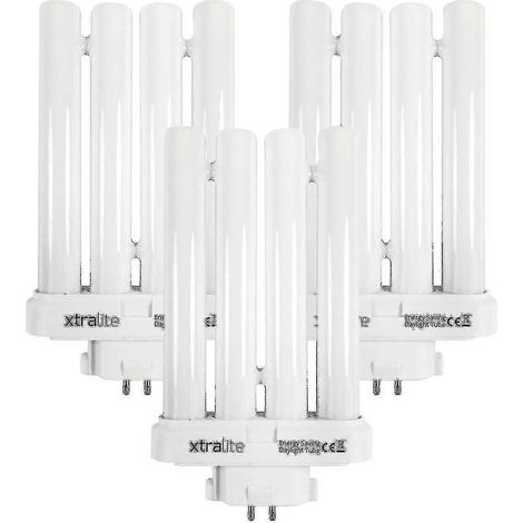 Ampoule de rechange Xtralite 27 W lumière du jour pour lampes de lecture haute vision, culot GX10Q-4 à quatre broches (6 500 K), emballage individuel (1/4)