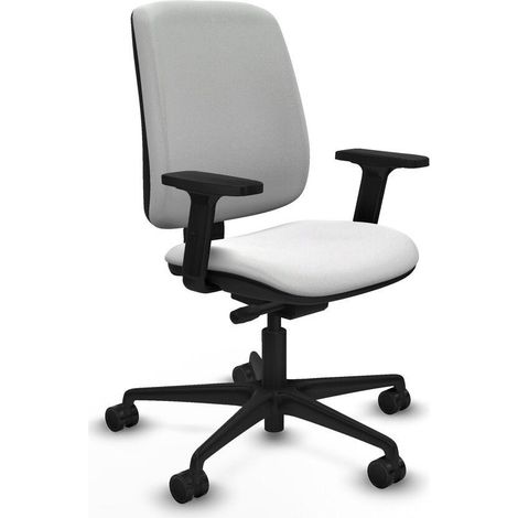 Piqueras et Crespo B2D036N Chaise de Bureau Blanc Confortable