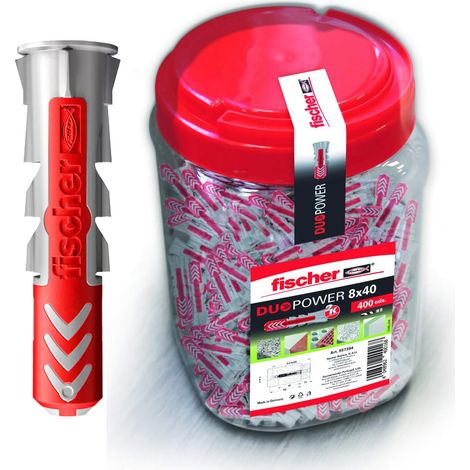 Fischer Bateau Taco DuoPower 10x50 200 UNITÉS 557385