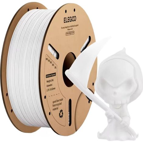 Filamento PLA bianco Elegoo 1 kg (1/4)