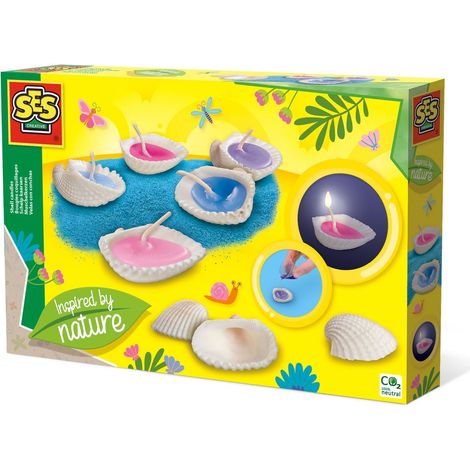 Ses Muschelkerzen - von der Natur inspiriert