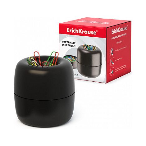 DISPENSADOR PARA LOS CLIPS CON 30 CLIPS DE COLORES ERICH KRAUSE 605