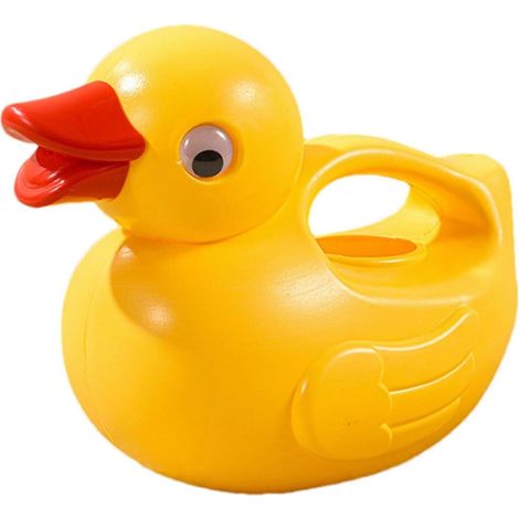 Arrosoir en forme de canard, mignon canard jaune avec poignée, jouet pour le jardin, le bain, la piscine - Good (1/5)