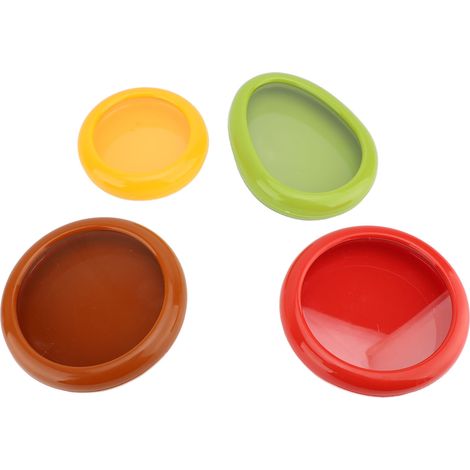 Lot de 4 Boîte rangement polyvalent silicone - espace optimisé - silicone sans BPA - lot de 4 pièces (1/5)