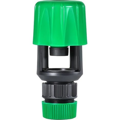 Gartenschlauch-Wasserhahnadapter – Robustes und multifunktionales Kunststoffwerkzeug (Grün) – Kompatibel mit Wasserhähnen bis 30 mm Durchmesser (1/4)