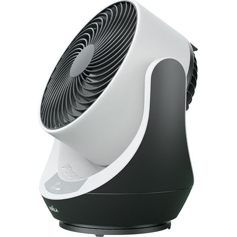 Ventilatore da tavolo navia nero/bianco 40w 4 velocità rotanti, telecomando, timer e display (1/3)