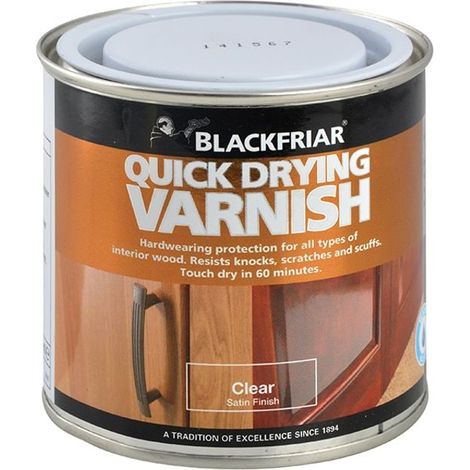 Blackfriar Quick Drying Duratough Interior Varnish in Clear Satin Finish, 500ml