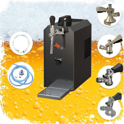 Set completo - Spillatore birra con pompa a membrana - JET 30K, dispenser birra, macchina per birra 1-linea, 30 litri/h, KEG: Set di tutti attacco fusto birra (1/5)