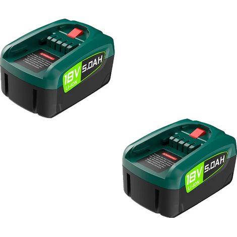 Batteria, 18V, capacità di 3800-5000mAh, 2 pezzi da 5,0 ah (1/2)