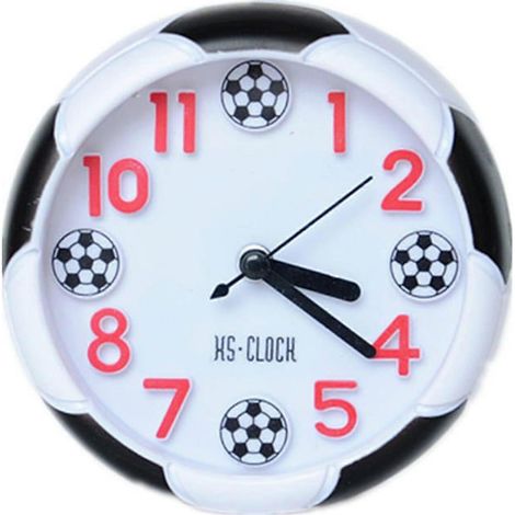 Réveil en forme de ballon de football pour bureau, réveil en forme de ballon de football pour table de chevet, objet décoratif. (1/5)