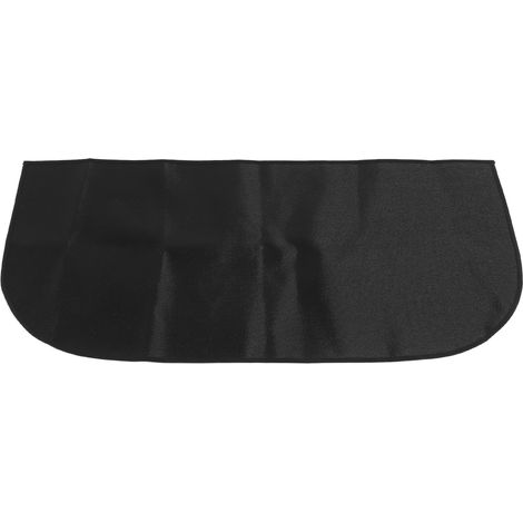 Feuerfeste Kaminmatte, schwarz, tragbar, rutschfest, für Grill, für den Hausgebrauch, 100 cm (1/5)