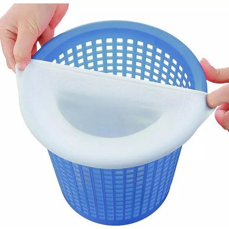 Schwimmbadzubehör, Skimmersocken, Pool-Skimmersocken, strapazierfähige elastische Filter zum Auffangen von Baumblättern, halten Ihren Pool sauber und geschützt (10 Stück) (1/5)