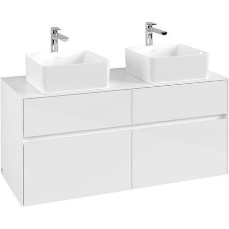 Villeroy & Boch Collaro Waschbeckenunterschrank, 4 Auszüge, für 2 (1/5)