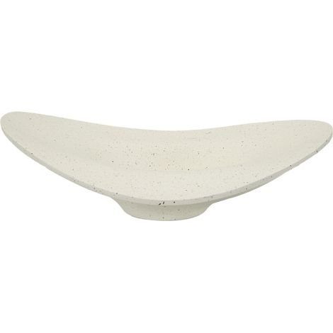 Centro tavola Elegant in resina color crema 41x41 cm