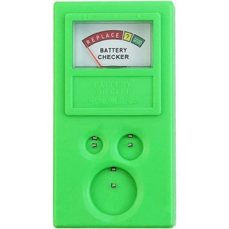 Testeur De Piles Bouton - Pour Piles CR2032 - Indicateur Visuel À Trois Couleurs (Rouge/Jaune/Vert) - Dimensions 97 x 51 x 26 mm - 1 Pièce (1/5)