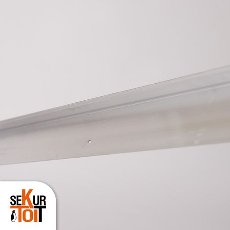 Rive aluminium 32/80 mm – longueur 3 m – Toiture EPDM – SEKURTOIT