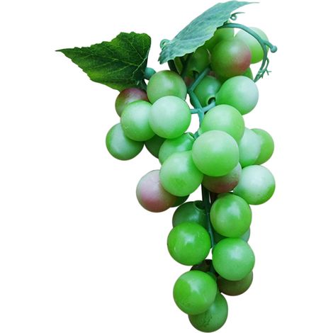 Raisins Artificiels - Grappes En Caoutchouc Souple Élastique - Décoration Intérieure Extérieure Pour Fête Mariage Jardin Cabinet - 1 Pièce (1/5)