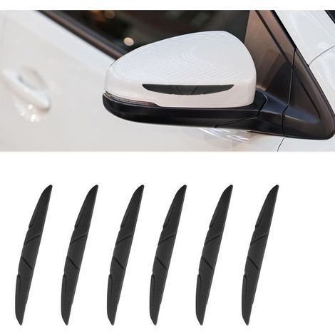 (6 pièces, noir) Bandes anti-collision de porte, autocollants anti-collision à bords sans couture pour éviter les rayures et les impacts (1/5)