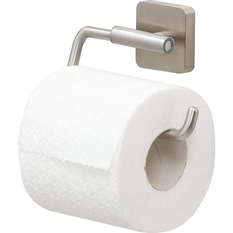 Soporte para rollo de papel higiénico, acero inoxidable cepillado, 13 x 8,8 x 3,5 cm (1/5)