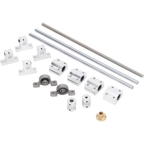 Ensemble vis-mère T8 avec interrupteur, axes optiques horizontaux, palier de support d'arbre à double rail de 8 mm, outil industriel (1/5)