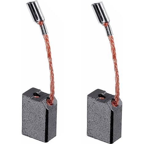Spazzole di carbone 6,4 x 10 x 14 mm rif. 9082, 2 pezzi