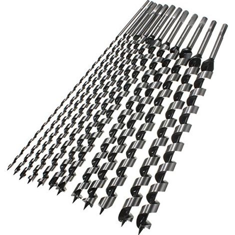 460mm 6-28mm Queue Hex Brad Point Foret Tarière Foret Spirale Bois Outil De Forage - 10mm (1/5)