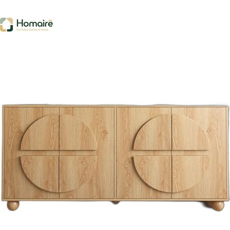 Flur- Garderobenschrank natur aus MDF 160 x 38 x 76 cm HOMAIRE (1/5)