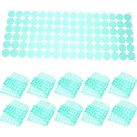 1000 disques adhésifs ronds verts, résistants aux hautes températures, (1/5)